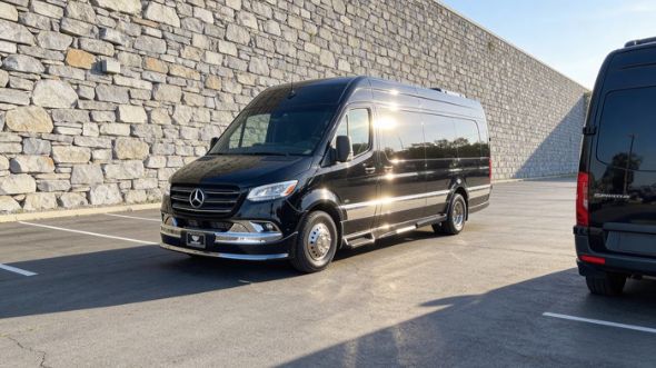 shawnee wedding sprinter van rental