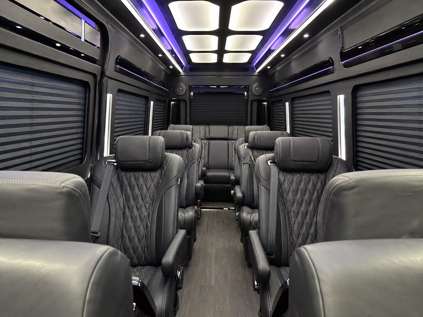 overland park 12 passenger sprinter van inside