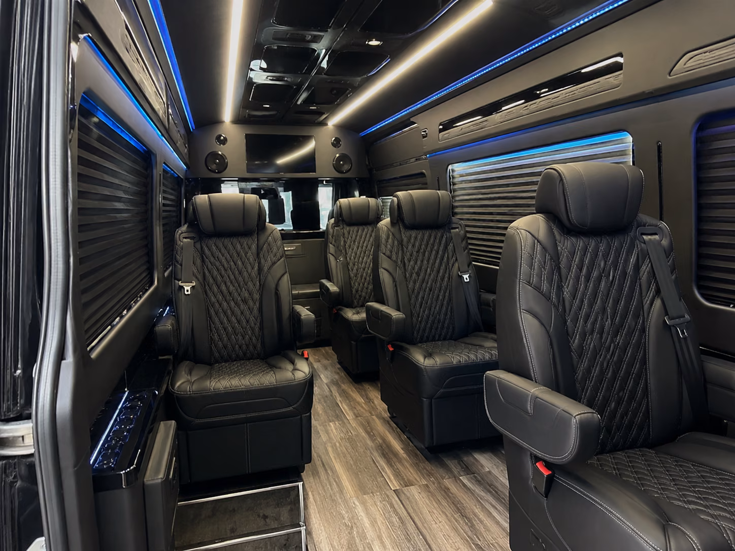 overland park 15 passenger sprinter van inside