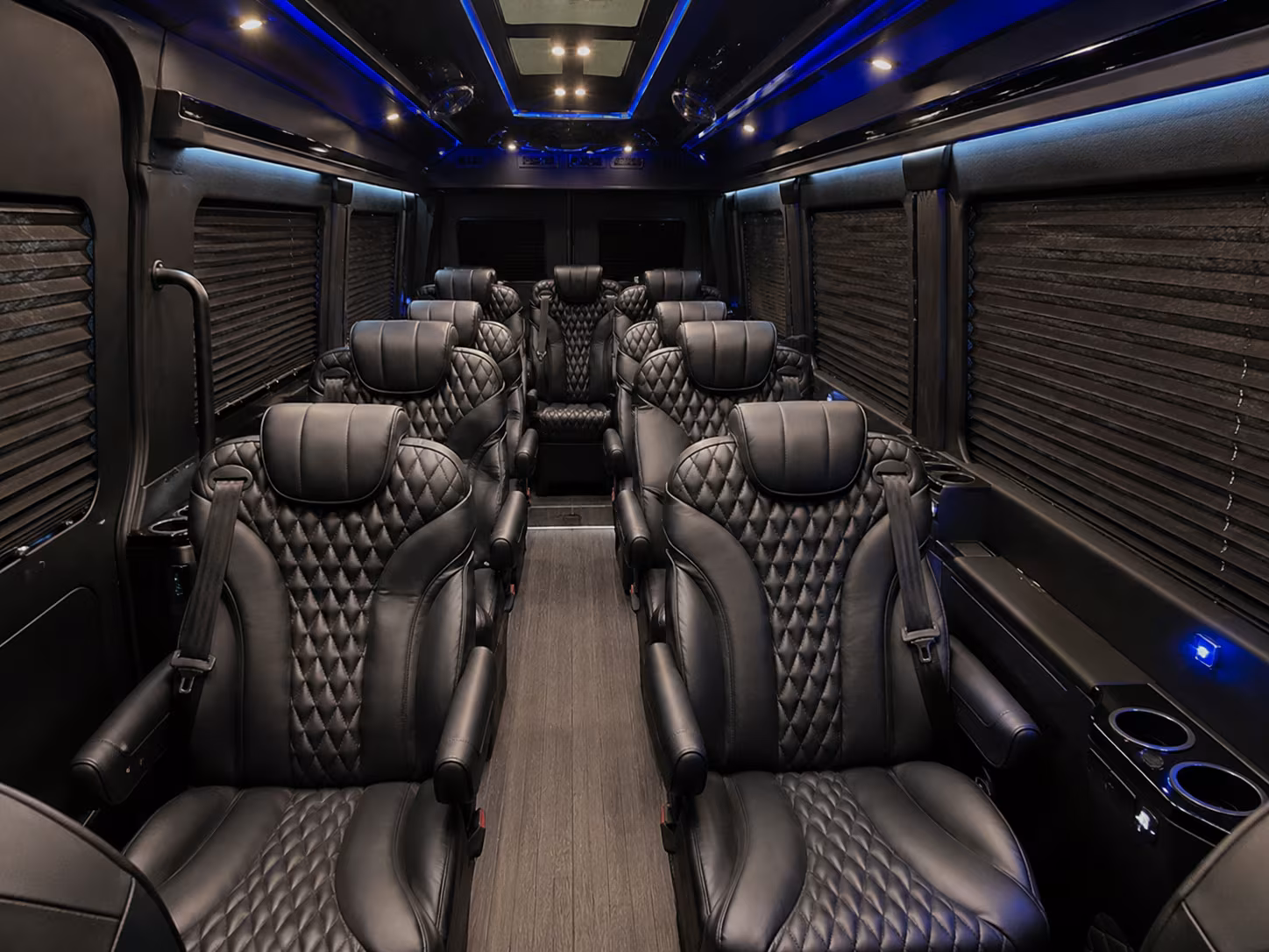 overland park 15 passenger sprinter van interior
