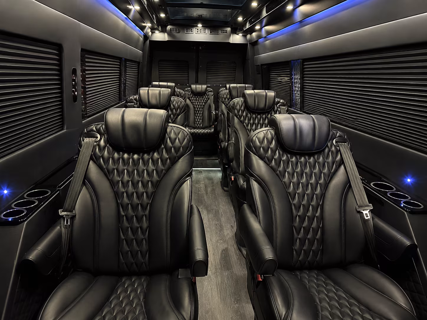 overland park 20 passenger sprinter van inside