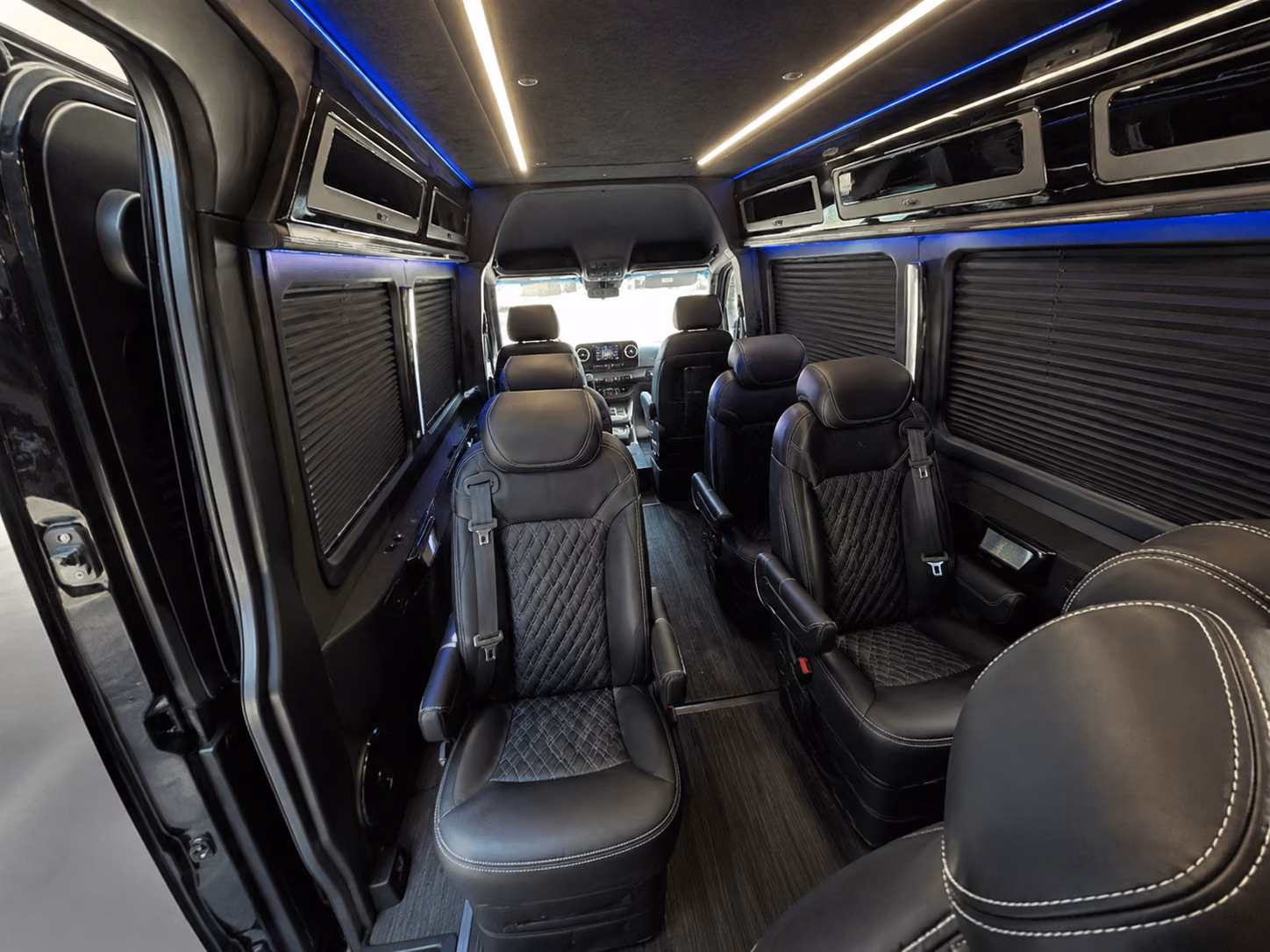 overland park 20 passenger sprinter van interior