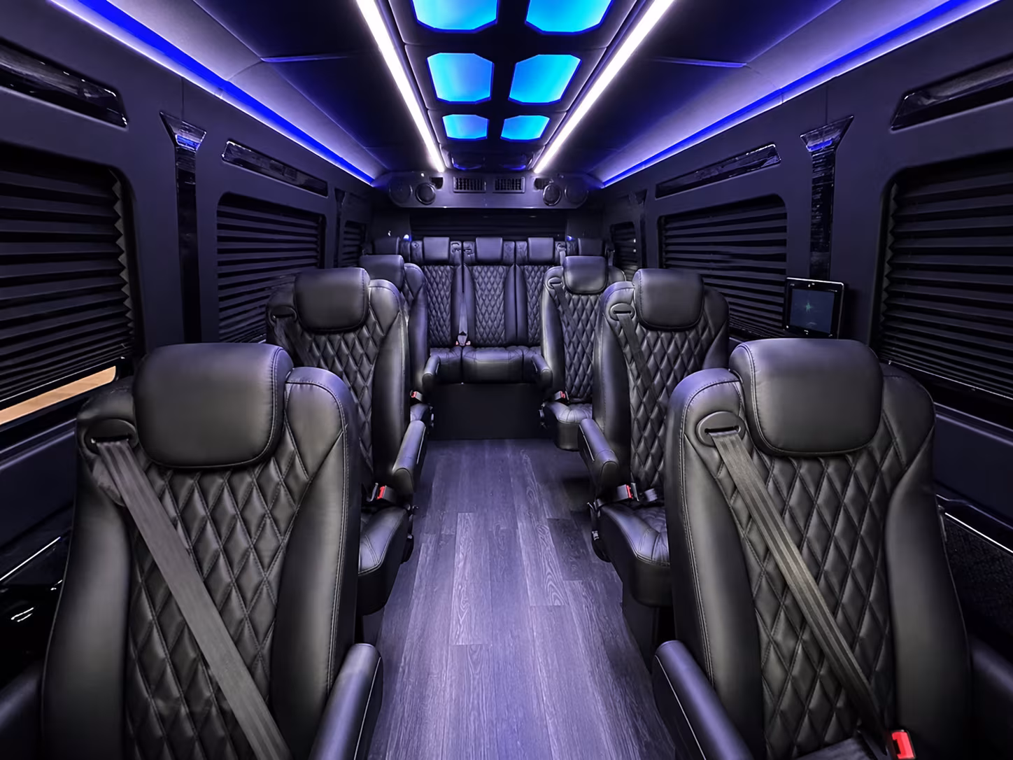 parent coordinated sprinter van bookings with set pickup and return times in overland park